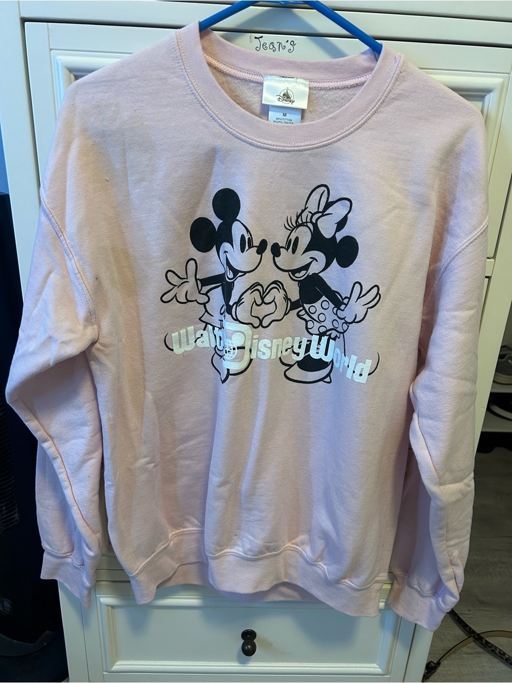 Disney Pink Mickey & Minnie Crewneck Sweatshirt